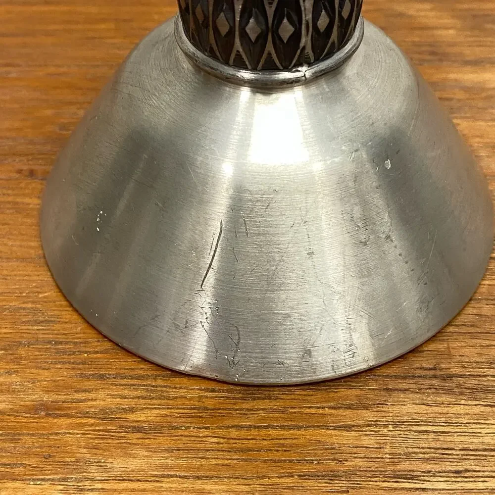 MASTAD Pewter 101 set of 2‎ Taper Candle Stick Holders Candlesticks made Norway